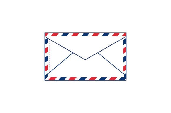 Classic Vintage Airmail Envelope Design Review