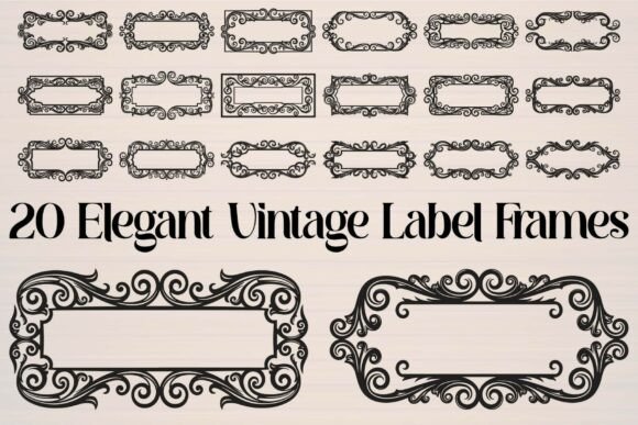 Ornate Vintage Label Frames Review