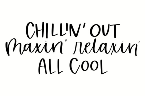 Review: Chillin Out 90s Nostalgia Embroidery Design
