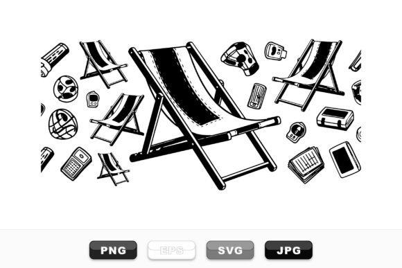 Vintage Deck Chair Clipart Set Review