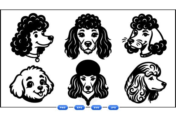 Vintage Poodle Head Clipart Review