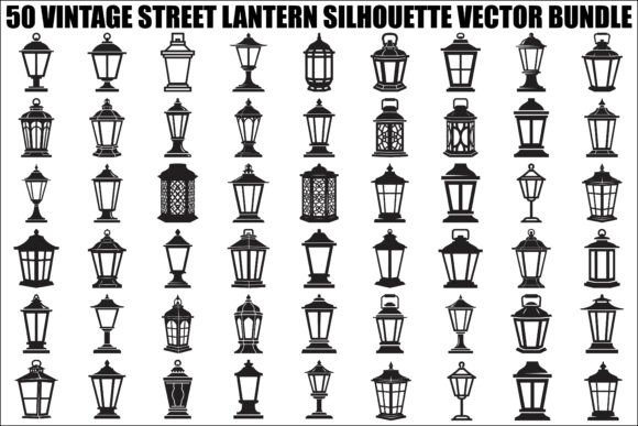 Vintage Street Lantern Silhouette Bundle Review